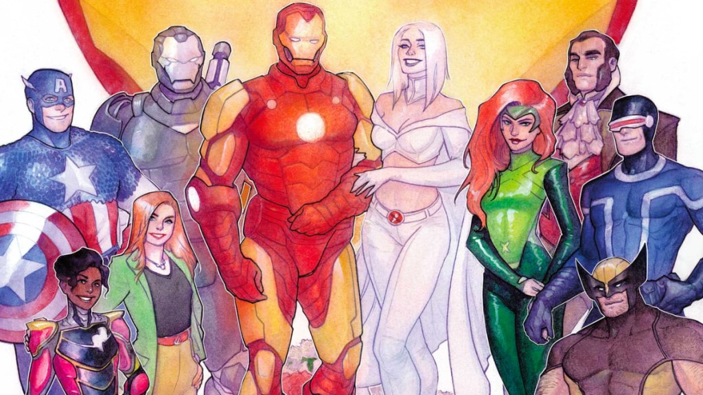 Emma Frost Iron Man wedding Fall of X