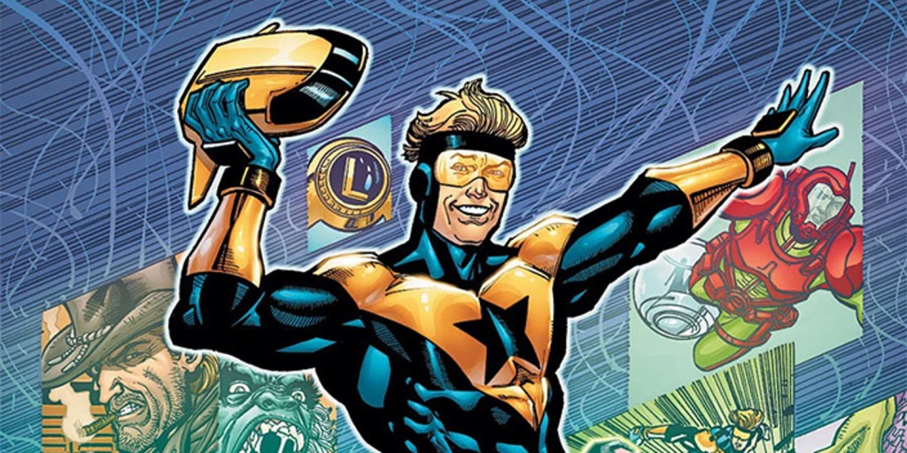 Booster Gold and Skeets