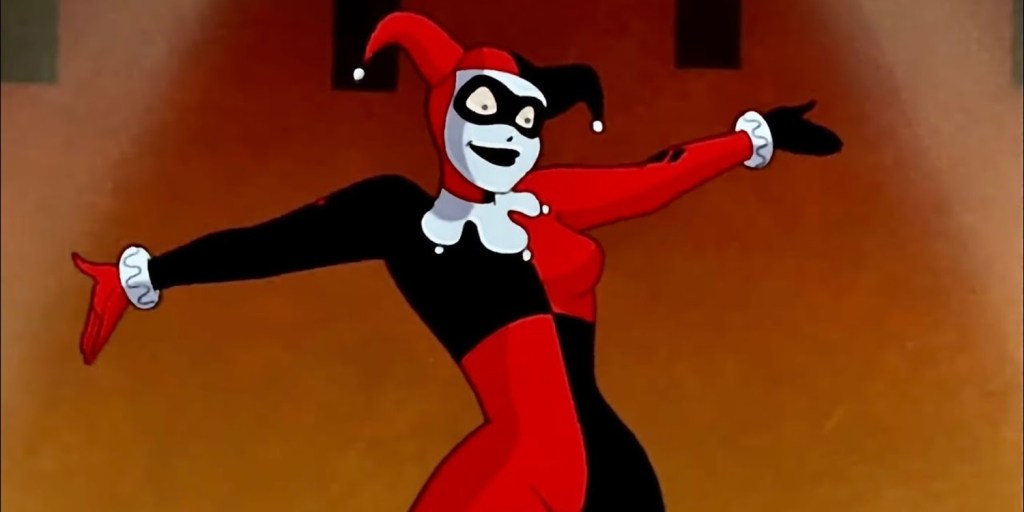 Harley Quinn posing in Batman The Animated Series