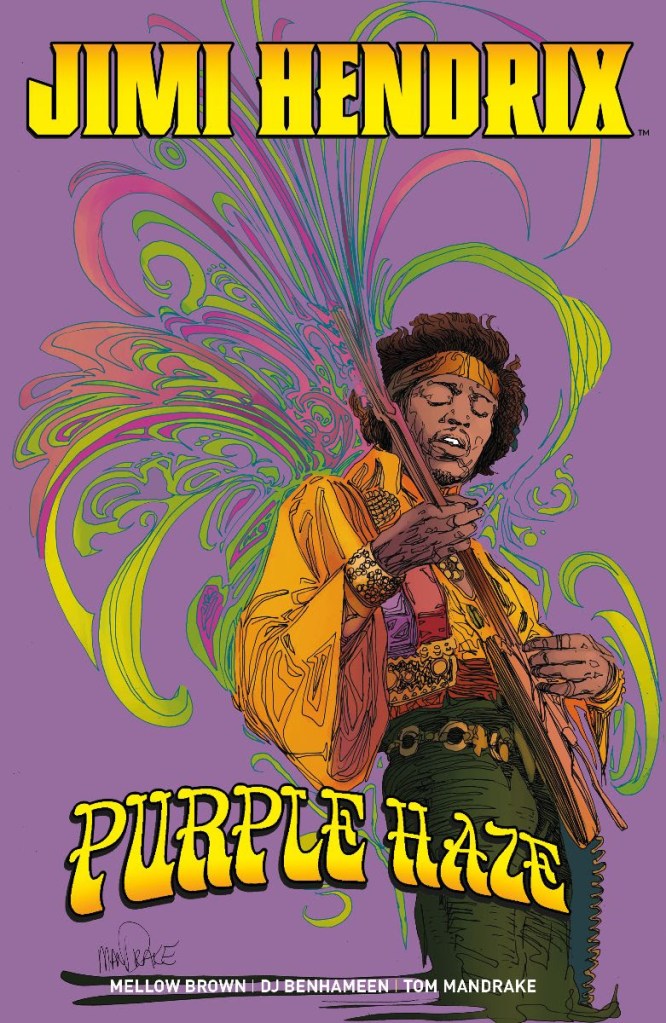 Jimi Hendrix Purple Haze Direct Market Cover