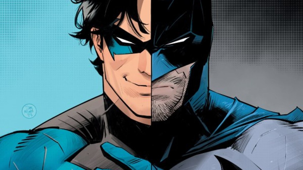 Nightwing and Batman by Dan Mora