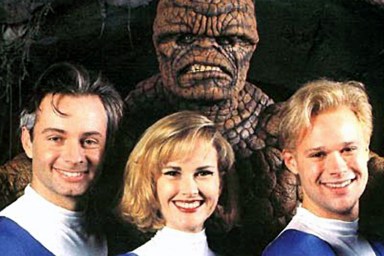 The cast of 1994's The Fantastic Four.