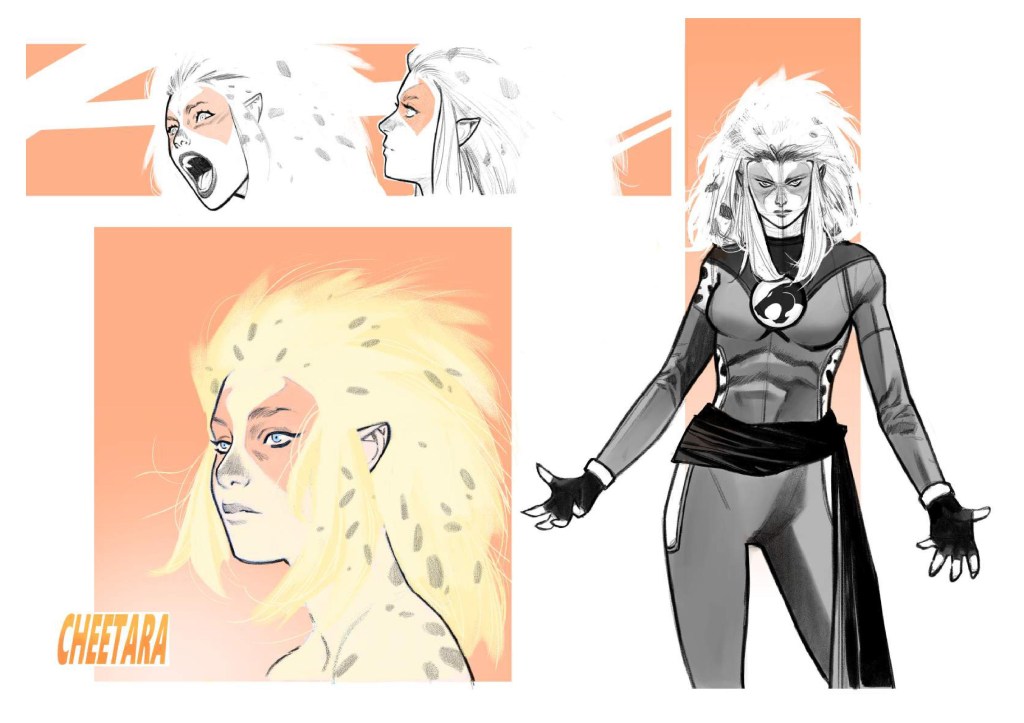 ThunderCats Cheetara 1 Art Preveiw 1