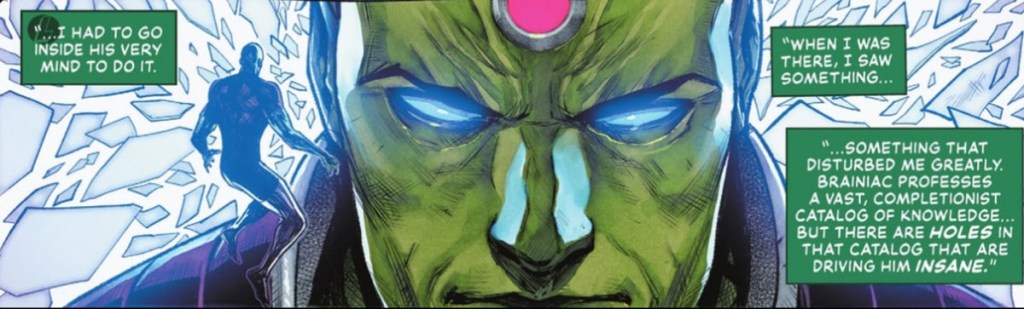 Lex Luthor Enters Mind of Brainiac in Superman 14