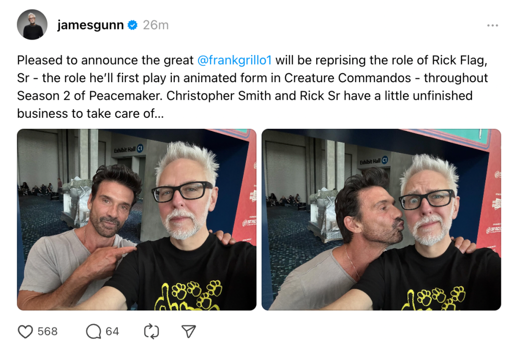 James Gunn Frank Grillo