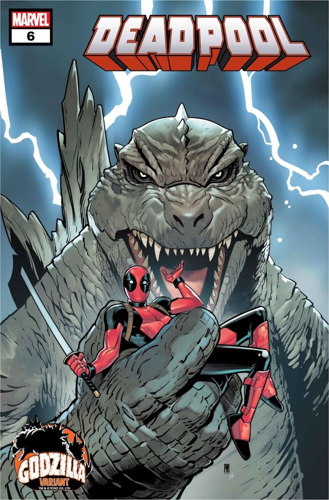 Godzilla Battles Thor, Deadpool, & More in New Marvel Variant Covers