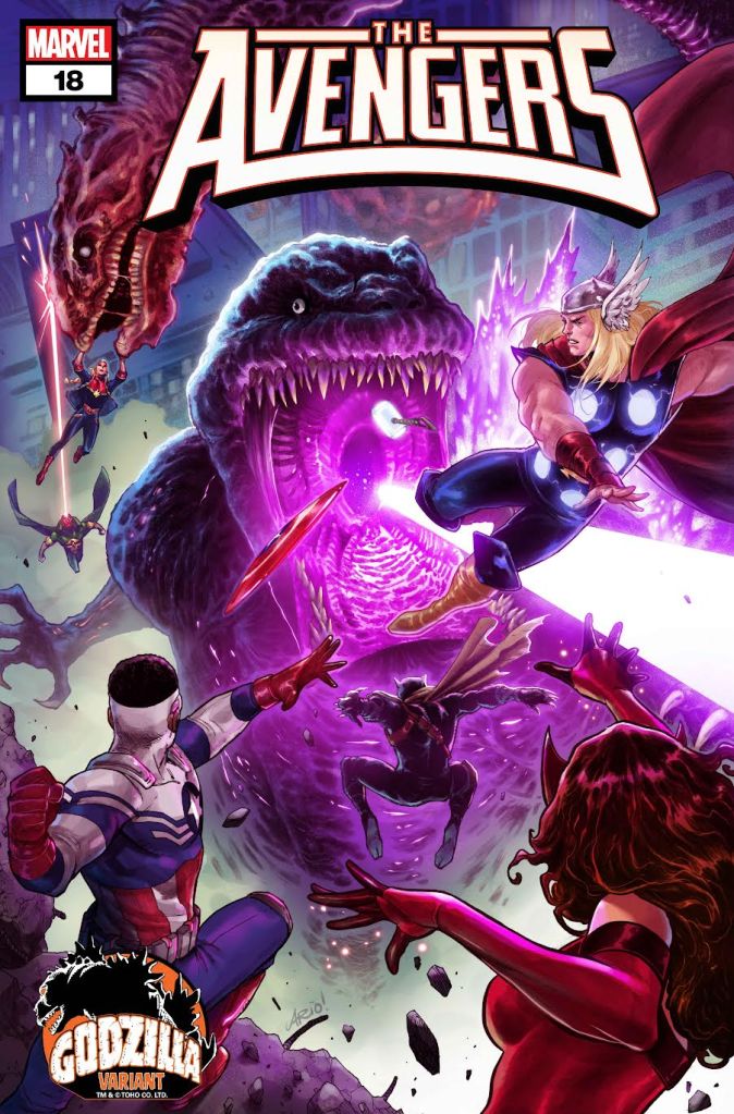 Godzilla Battles Thor, Deadpool, & More in New Marvel Variant Covers