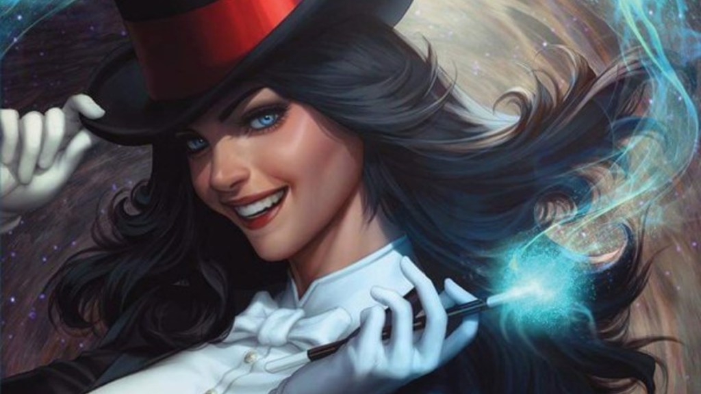 Zatanna Bringing Down the House 1 cover by Artgerm