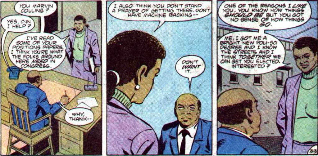 Amanda Waller meets Marvin Collins in Secret Origins 14