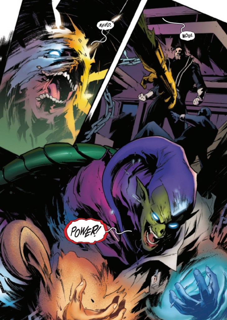 Chameleon out of control in Spider-Gwen The Ghost Spider 3