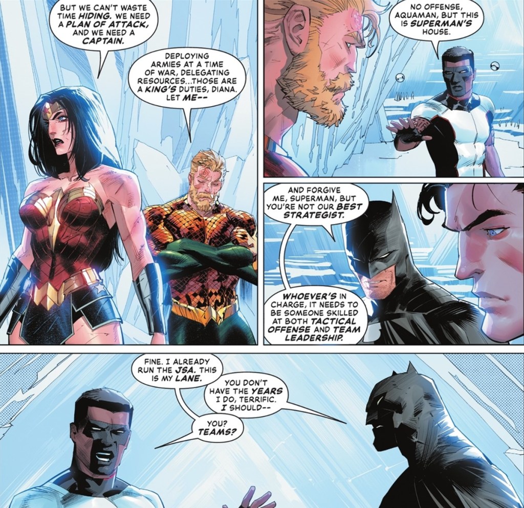 DC Heroes Argue in Absolute Power 2