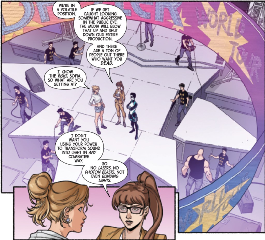 Ali told not to use powers in Dazzler 1