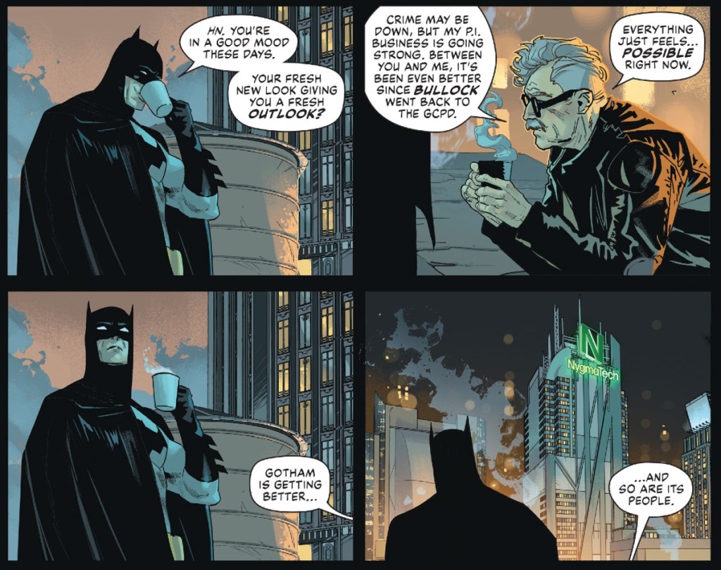 Batman and Jim Gordon catch up in Batman 153 preview