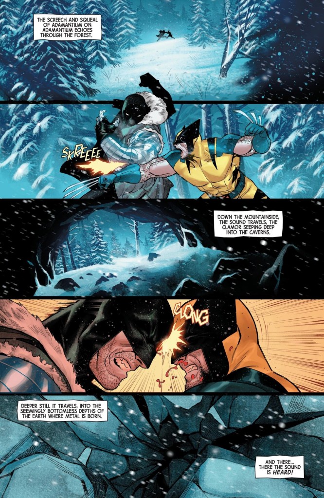 Logan fights Cyber in Wolverine 1