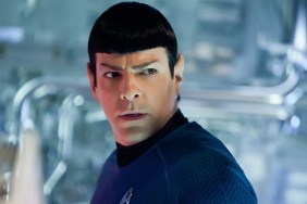 Zachary Quinto as Spock in the new Star Trek movies.