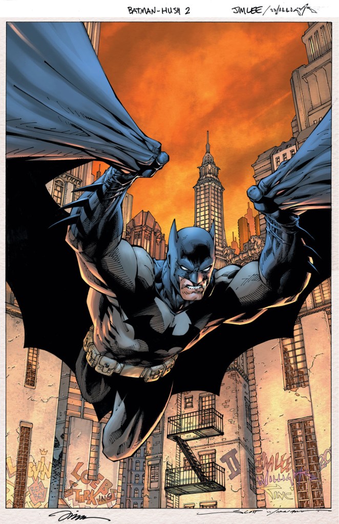 Batman 158 Hush 2 cover by Jim Lee