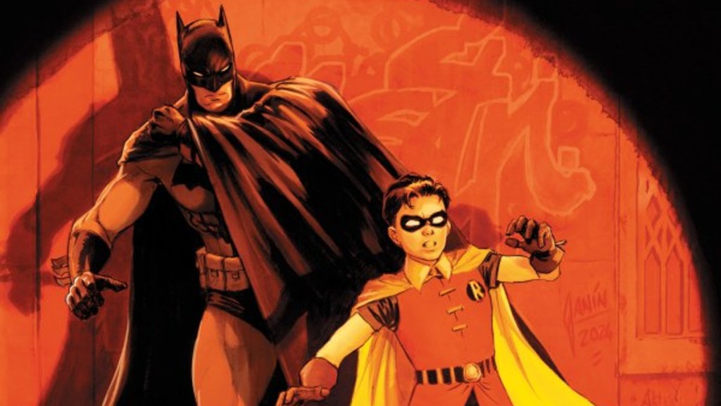 Batman and Robin Year One cover by Mikel Janín cropped