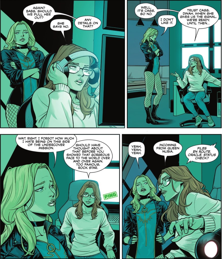 Black Canary too famous to go undercover in Birds of Prey 14