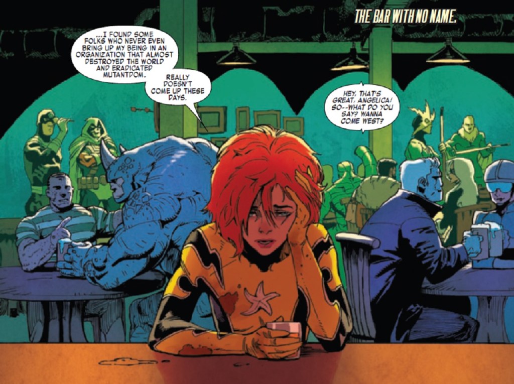 Firestar has a drinking problem in West Coast Avengers 1