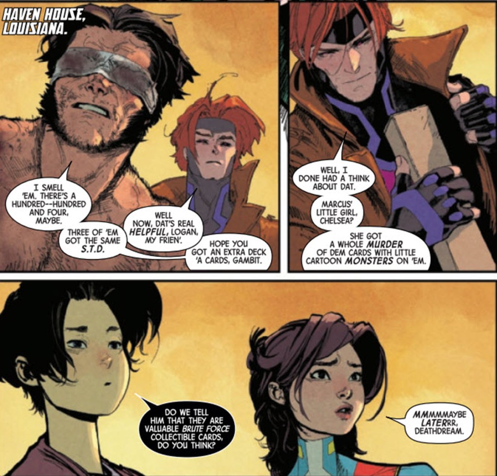 Gambit plays Pokemon in Uncanny X-Men 5