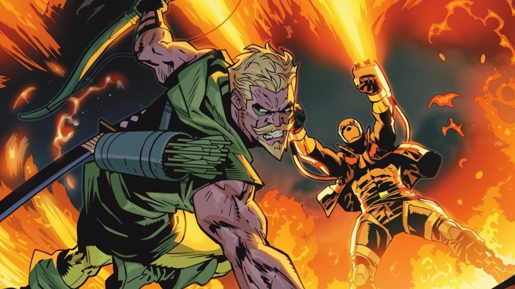 Green Arrow faces Firestarter in Green Arrow 2024 Annual 1