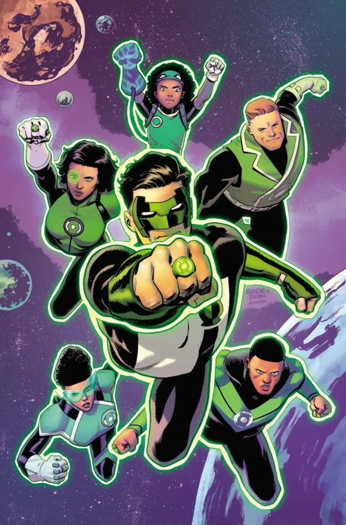 Green Lantern Corps 1 cover by Gavin Guidry