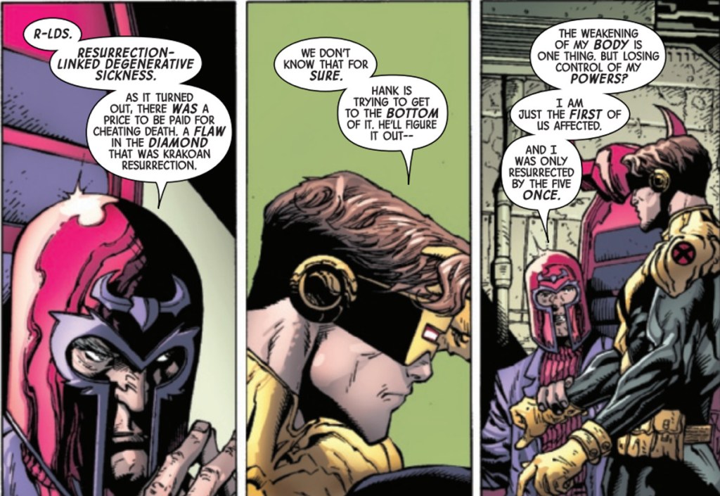 Magneto and Cyclops discuss R-LDS in X-Men 7