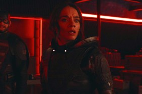 John Walker (Wyatt Russell) and Ghost (Hannah John-Kamen) in Thunderbolts*.