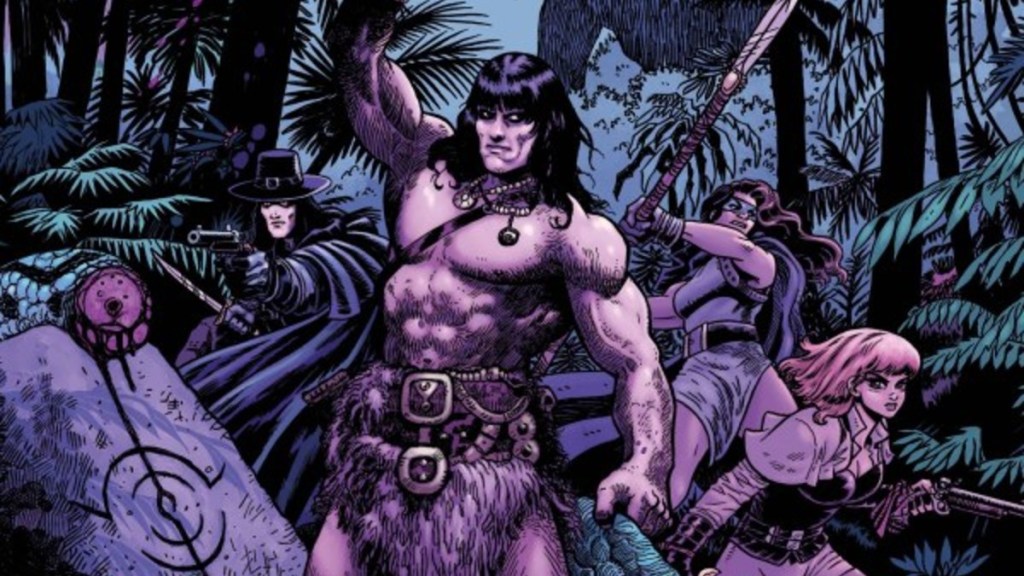 Conan Battle of the Black Stone 4 cover by Andy Belanger cropped