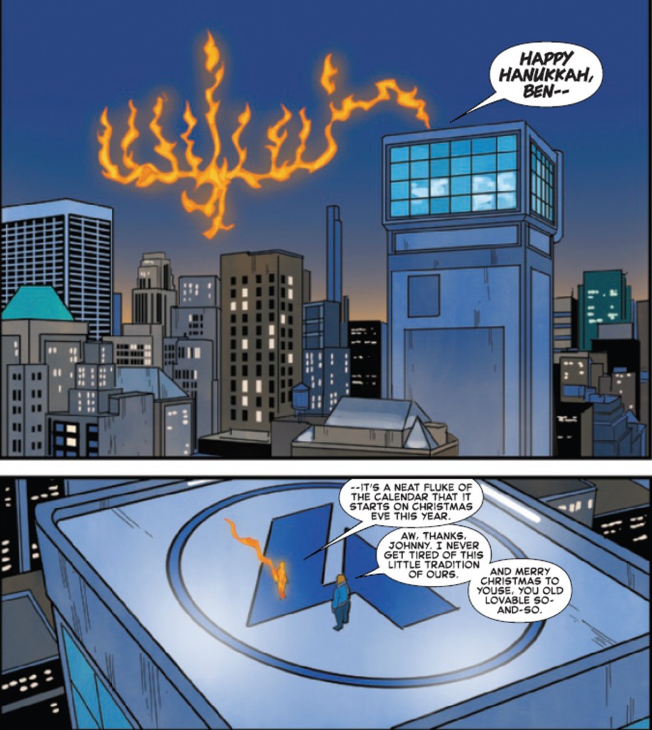 Human Torch and The Thing in Holiday Tales to Astonish 1