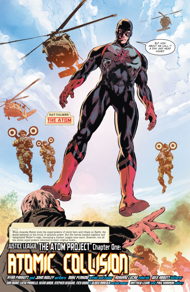 Ray Palmer in Justice League the Atom Project 1