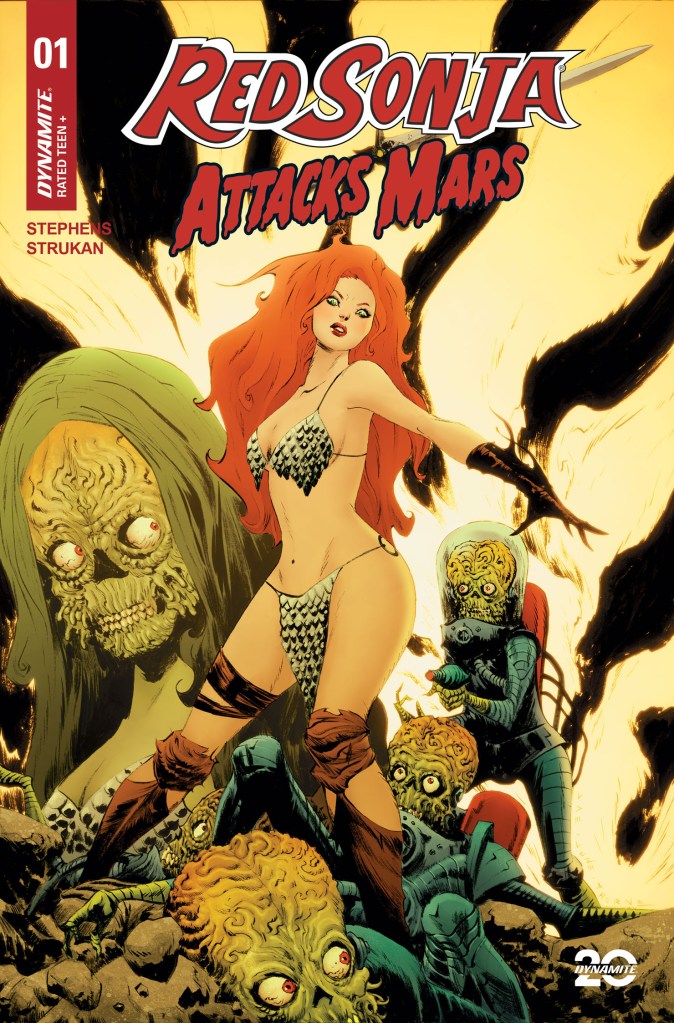 Red Sonja Attacks Mars Jae Lee Cover