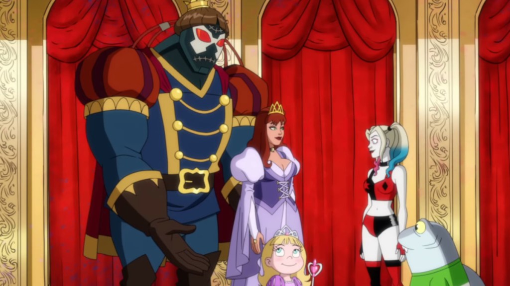 Bane Betty and Goldilocks at Princess Party in Harley Quinn Season 5