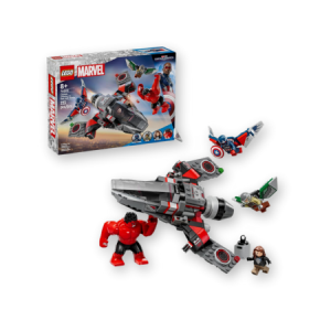 Captain America vs. Red Hulk Battle Building Set