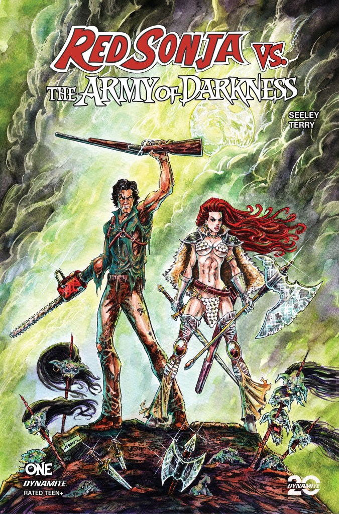 Red Sonja vs The Army of Darkness 1 Nikkol Jelenic Cover