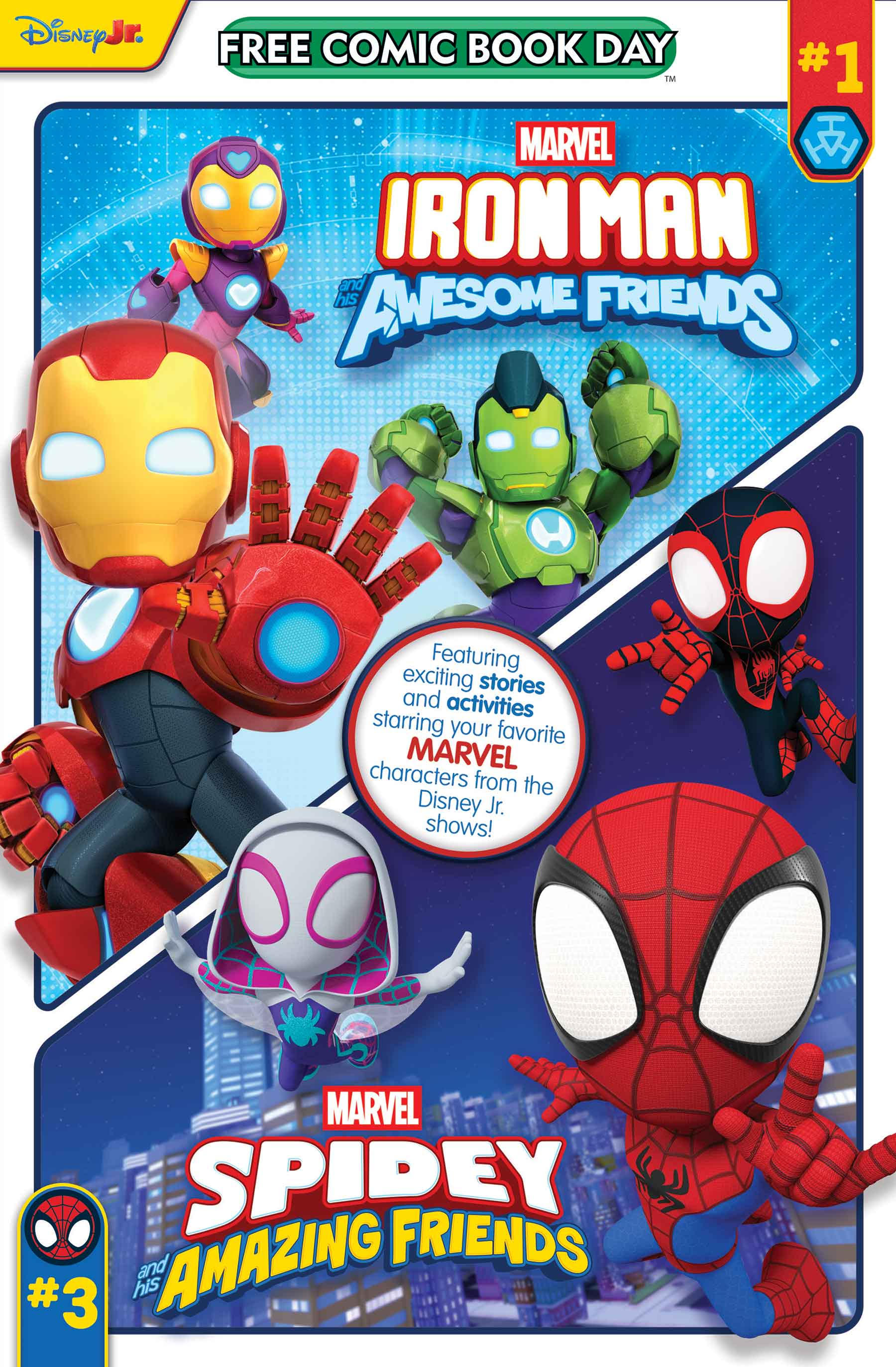 Spider-Man, Ironheart, Darth Vader & More Featured in Marvel Free Comic Book Day 2025 Previews