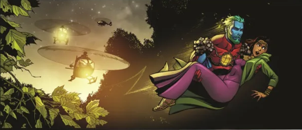 Captain Planet and Gaia in Captain Planet 1 preview