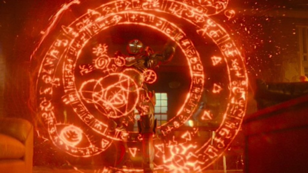 Ironheart using Magic Iron Man Armor