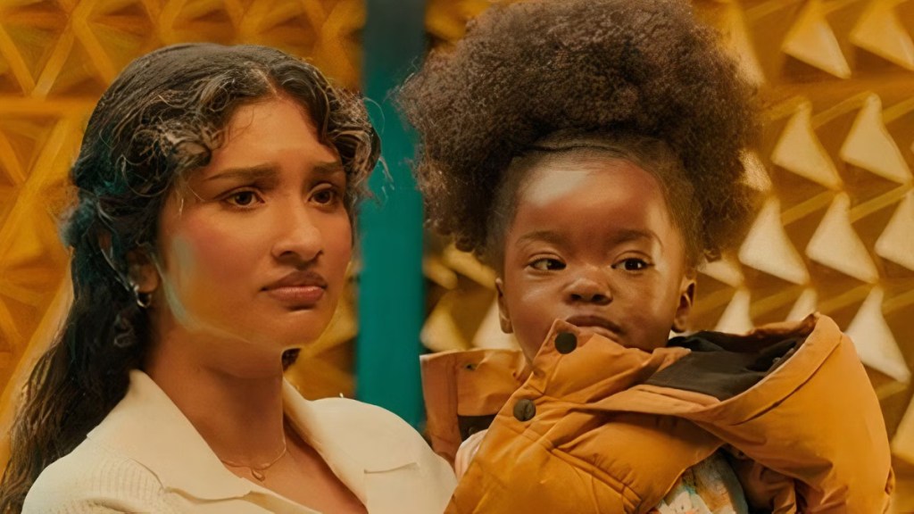 Poppy and Belinda Chrandra in Doctor Who The Realiy War