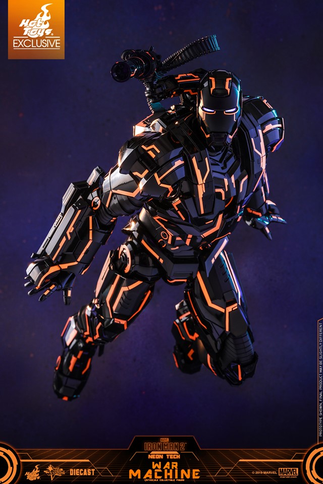 Neon Tech War Machine