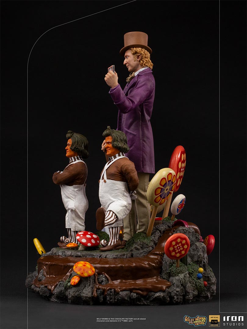 Wonka statue side