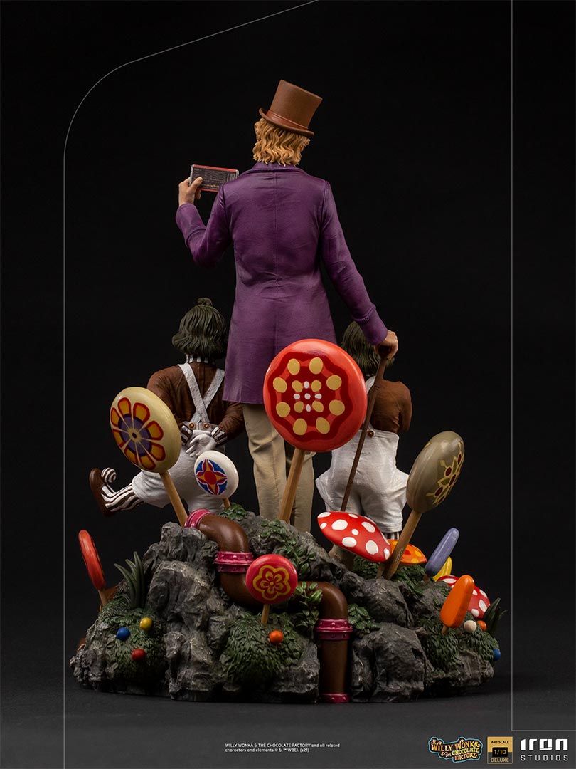 Wonka statue back