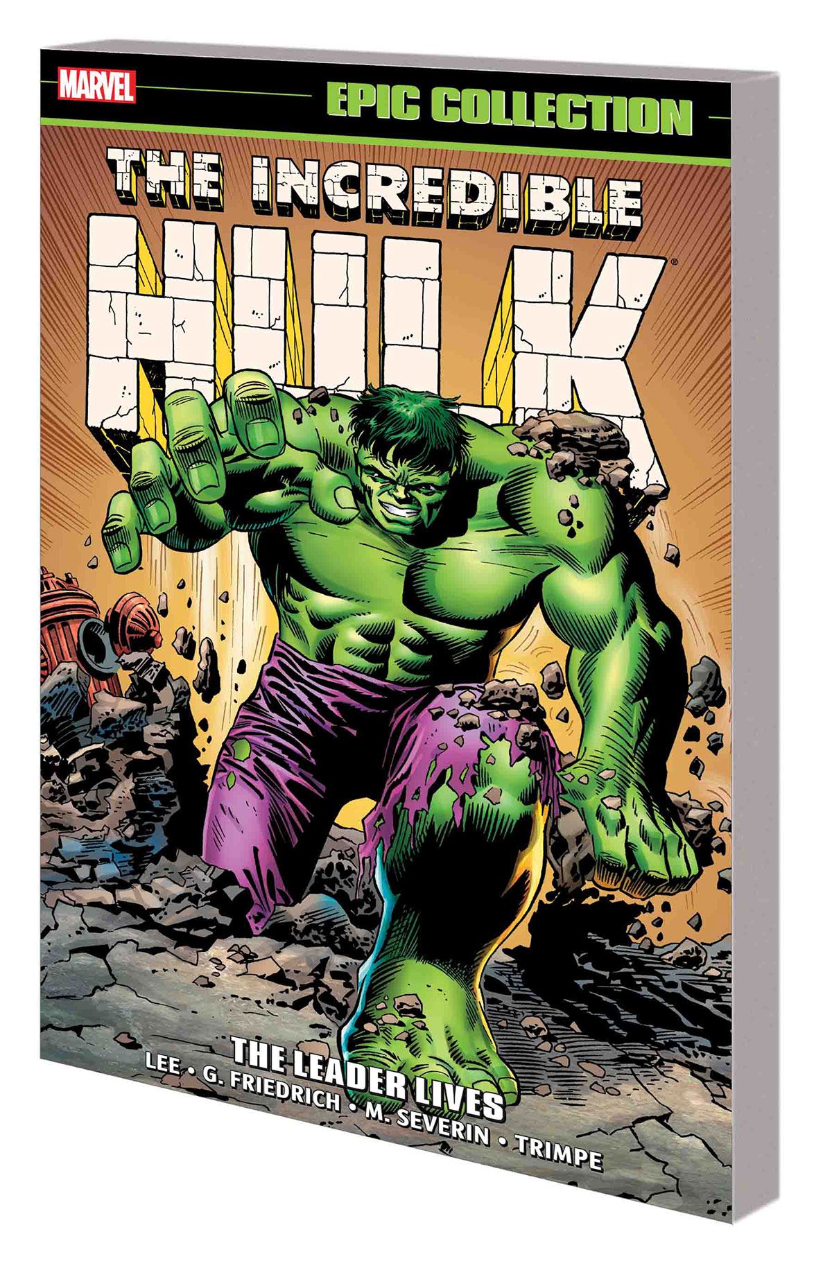  INCREDIBLE HULK EPIC COLLECTION:  THE LEADER LIVES TPB