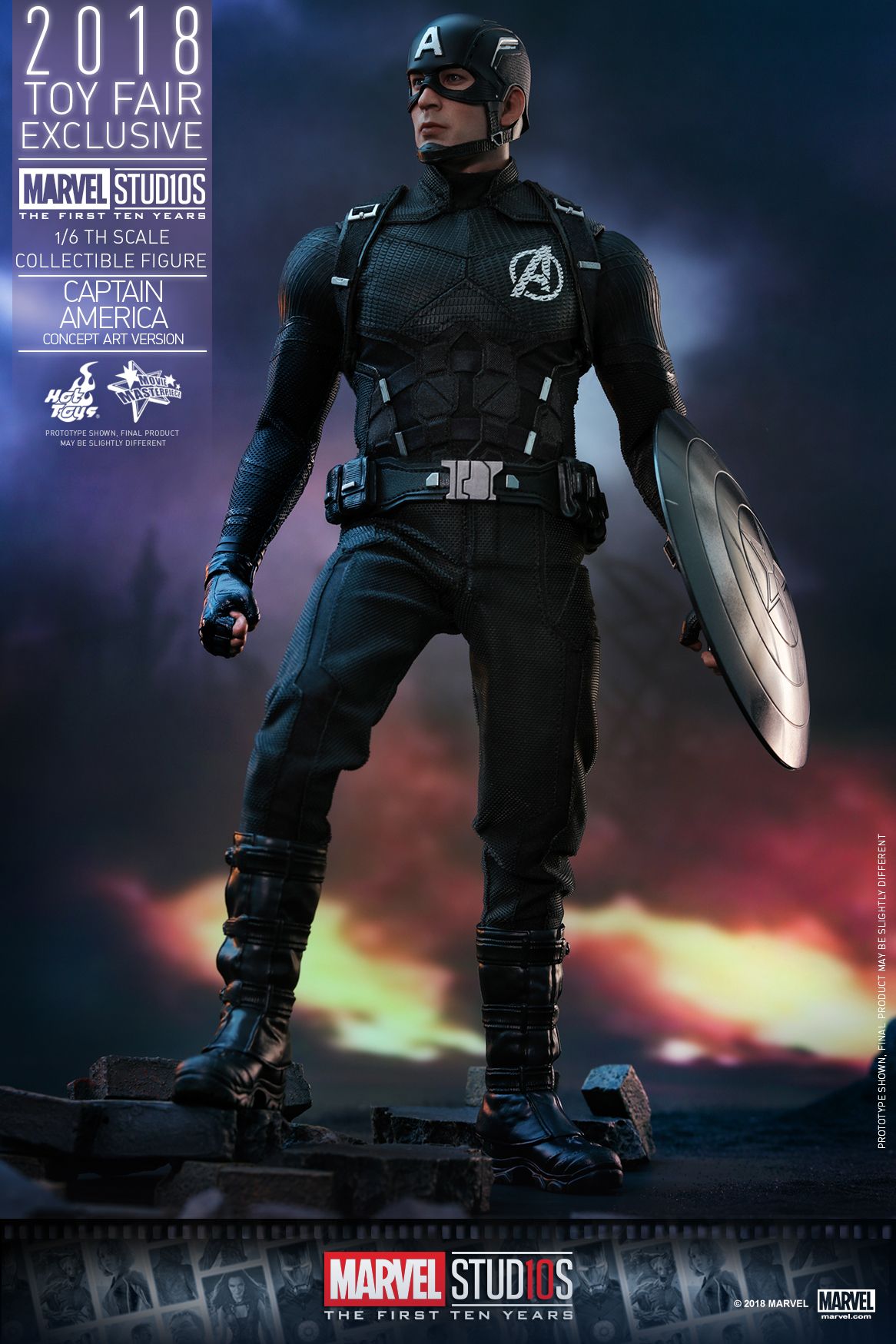 Captain America (Concept Art Version) Hot Toy