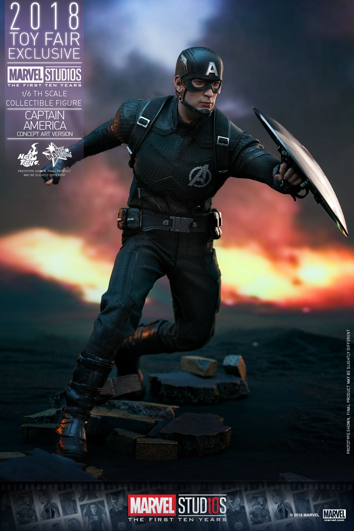 Captain America (Concept Art Version) Hot Toy