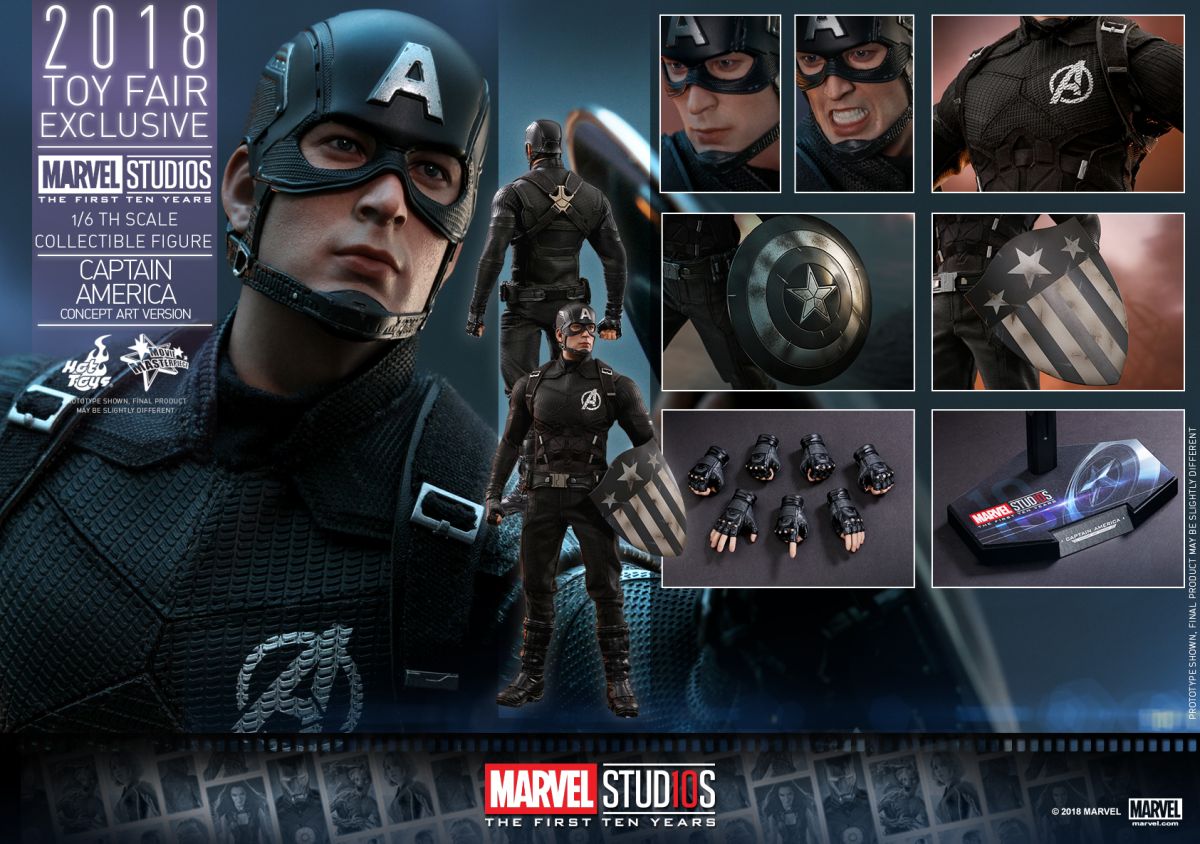 Captain America (Concept Art Version) Hot Toy