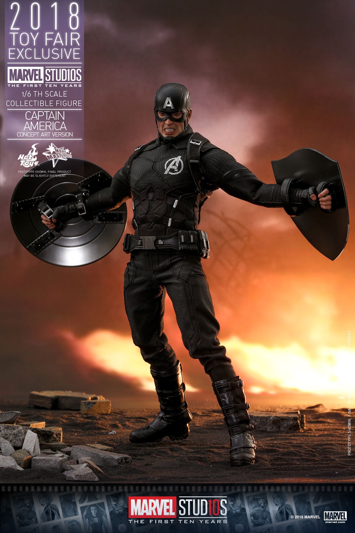 Captain America (Concept Art Version) Hot Toy