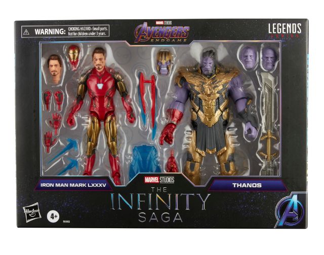 Thanos vs Iron Man packaged