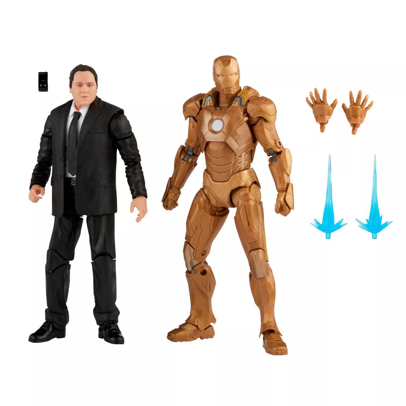 Happy Hogan and Iron Man Mark XXI 