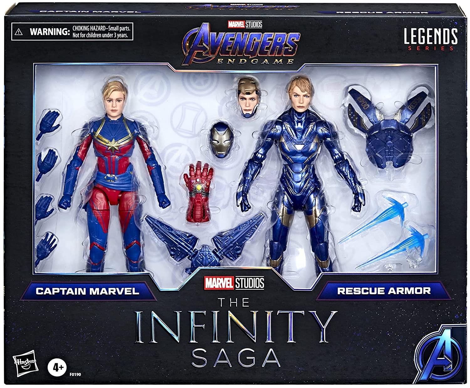 Captain Marvel and Rescue packaged